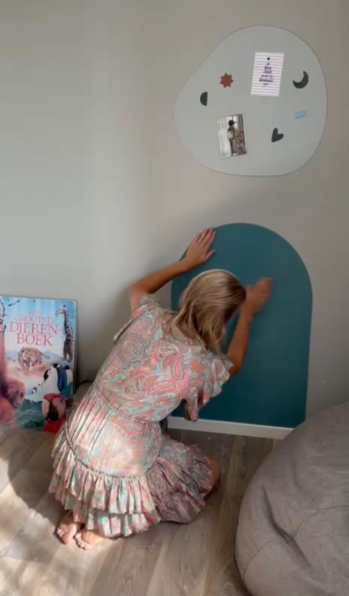 magneetsticker bevestigen
